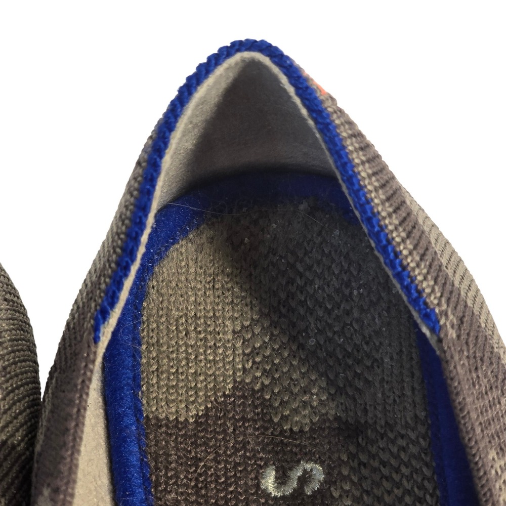 NEW Rothys The Loafer MINK Grey Camo Knit Flat Shoes Womens 9 Soft Slip On - Picture 13 of 13